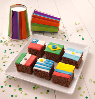 Brownies Mundialistas - Brownie Mama-ia